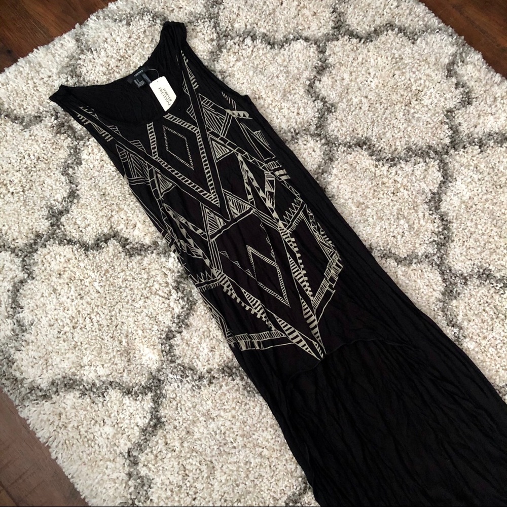 NWT F21 Tribal High Low Dress
